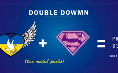 Double Down : Ukraine Medal + Super Mom